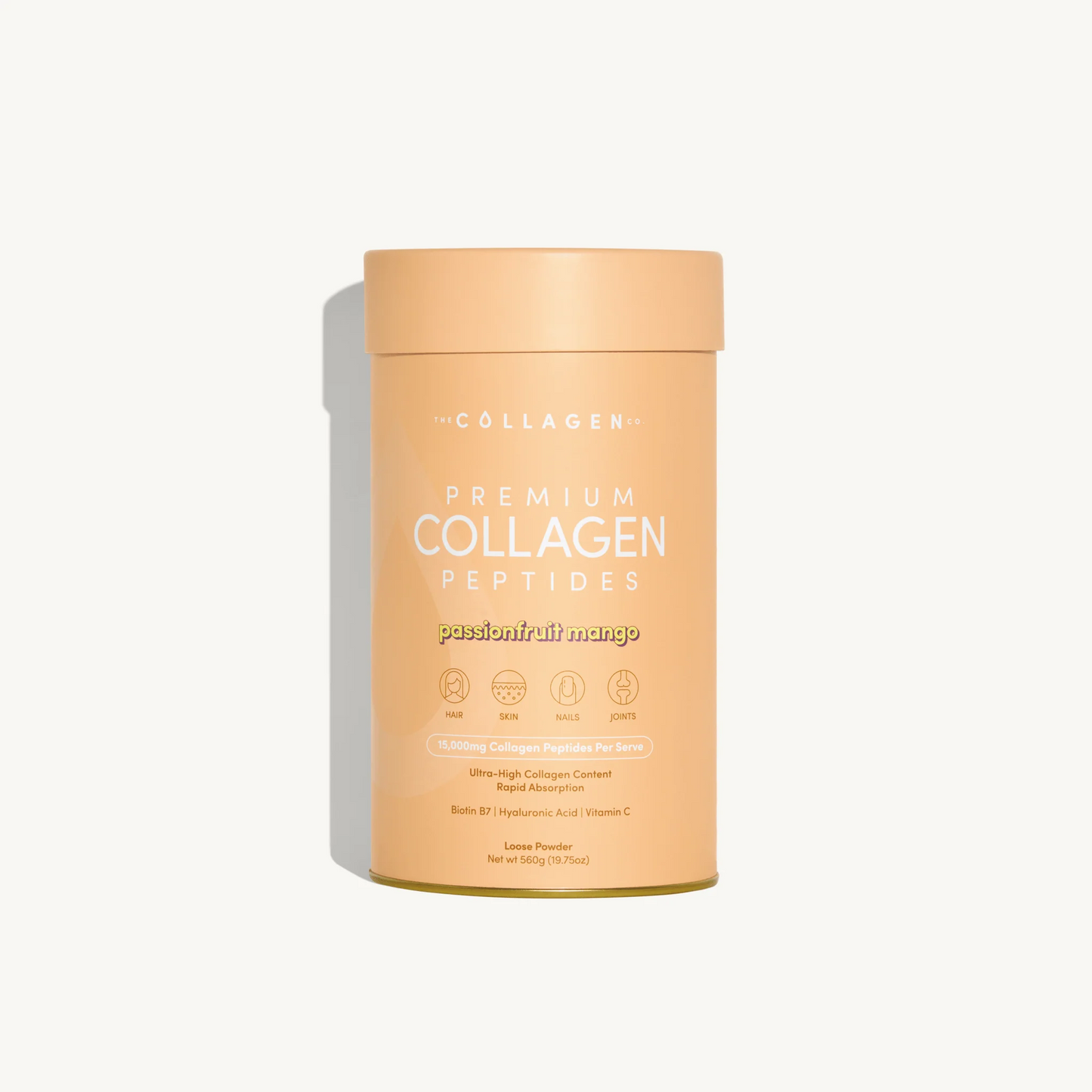 澳洲The Collagen Co. 水解膠原蛋白胜肽罐裝 - 百香果芒果