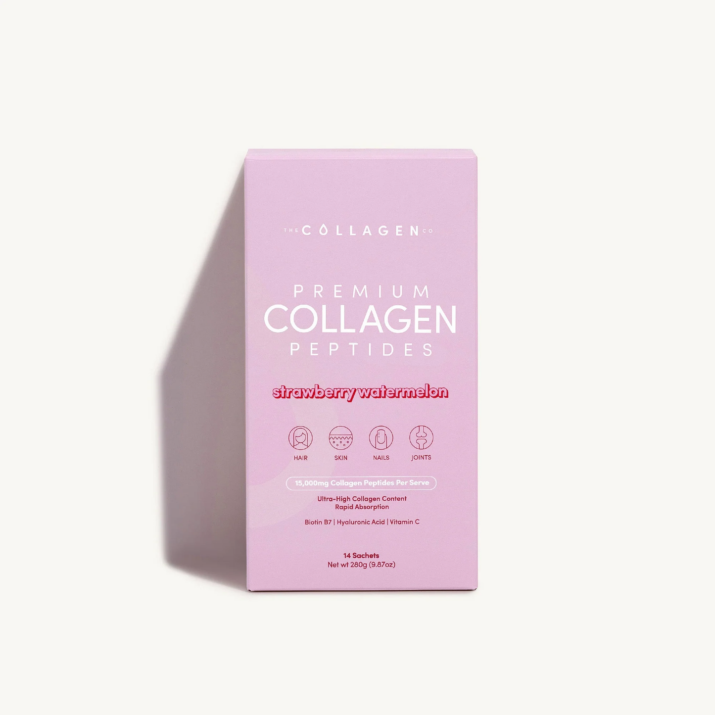 澳洲The Collagen Co. 水解膠原蛋白胜肽單包裝 - 草莓西瓜