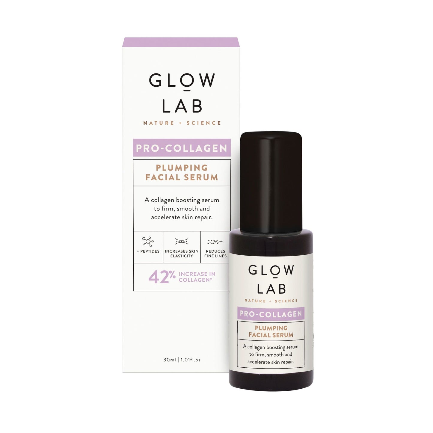 紐西蘭Glow Lab膠原蛋白澎澎精華液