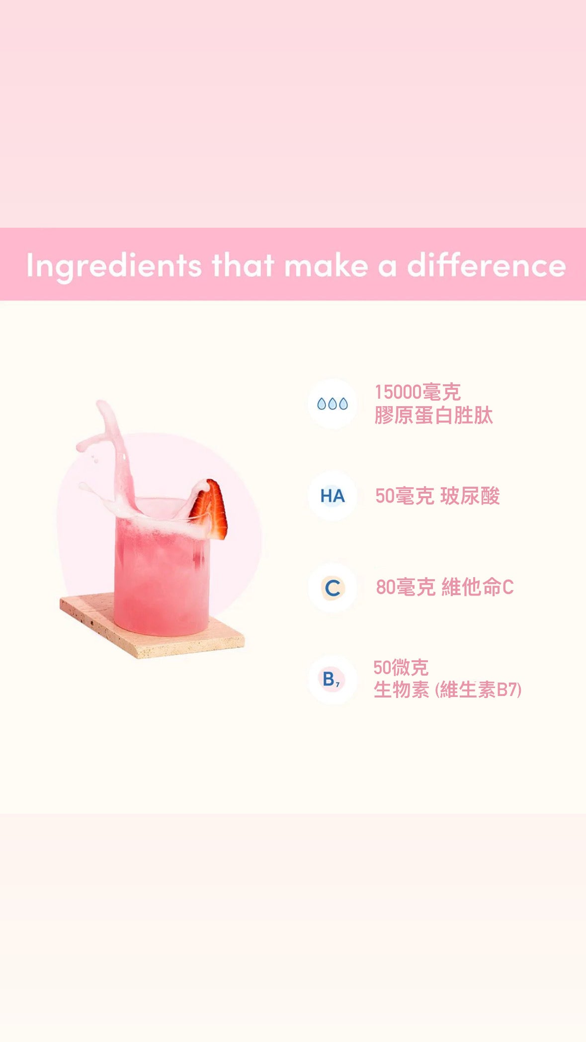 澳洲The Collagen Co. 水解膠原蛋白胜肽單包裝 - 草莓西瓜