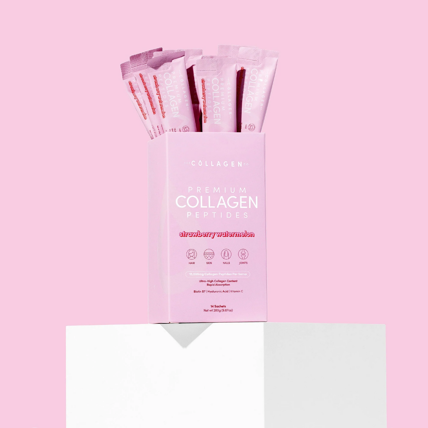 澳洲The Collagen Co. 水解膠原蛋白胜肽單包裝 - 草莓西瓜