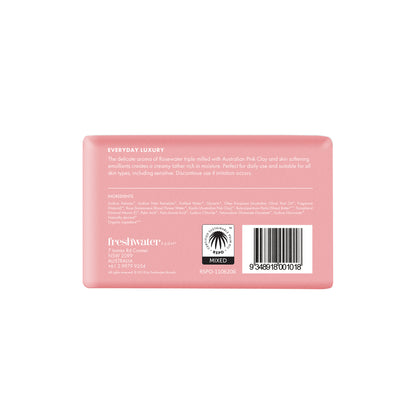 Rosewater + Pink Clay Cleansing Body Bar - Freshwater FARM | MLC Space
