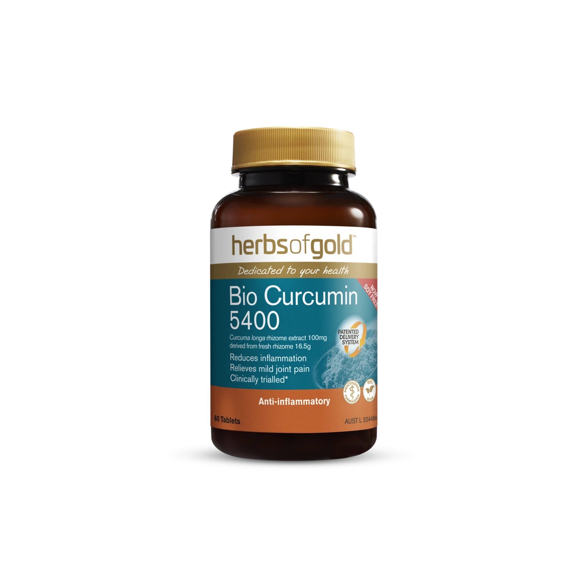 Bio Curcumin 5400 60 Tablets - Herbs of Gold | MLC Space