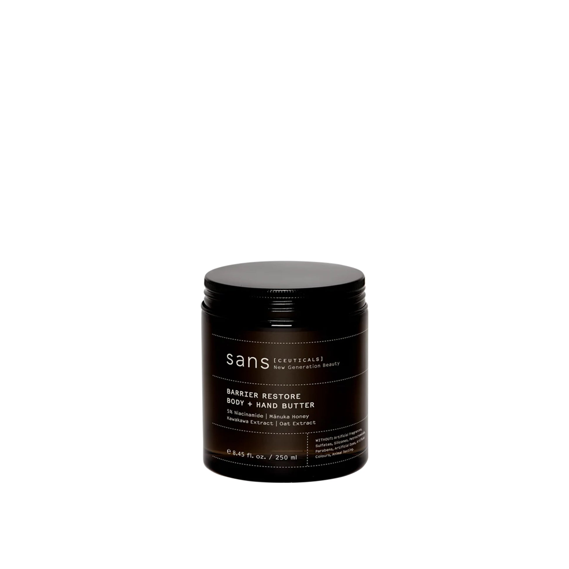 Barrier Restore Body + Hand Butter 250ml - Sans [ceuticals] | MLC Space